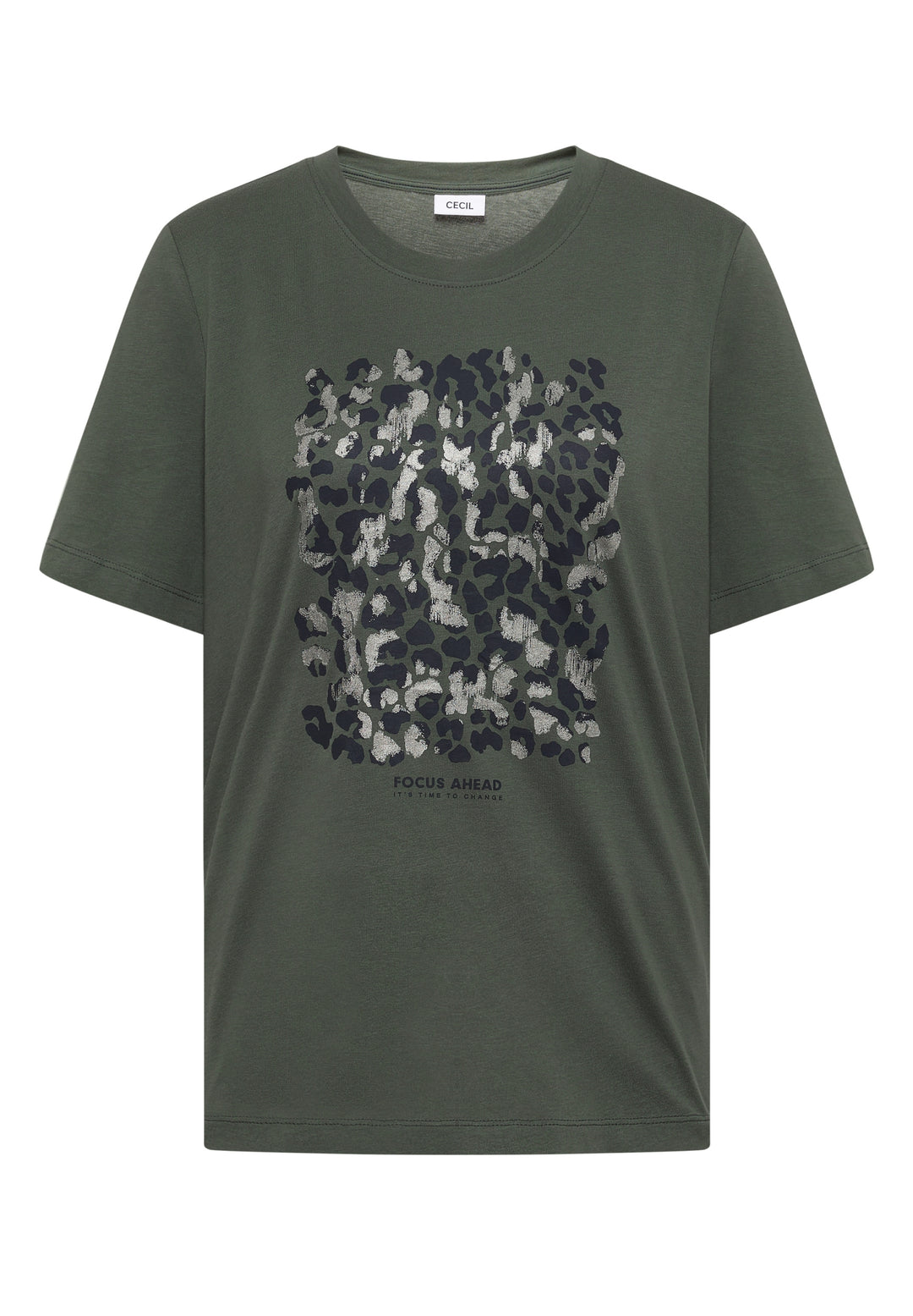 Basic Leo FP T-Shirt, dried olive green 37798 Bild 1