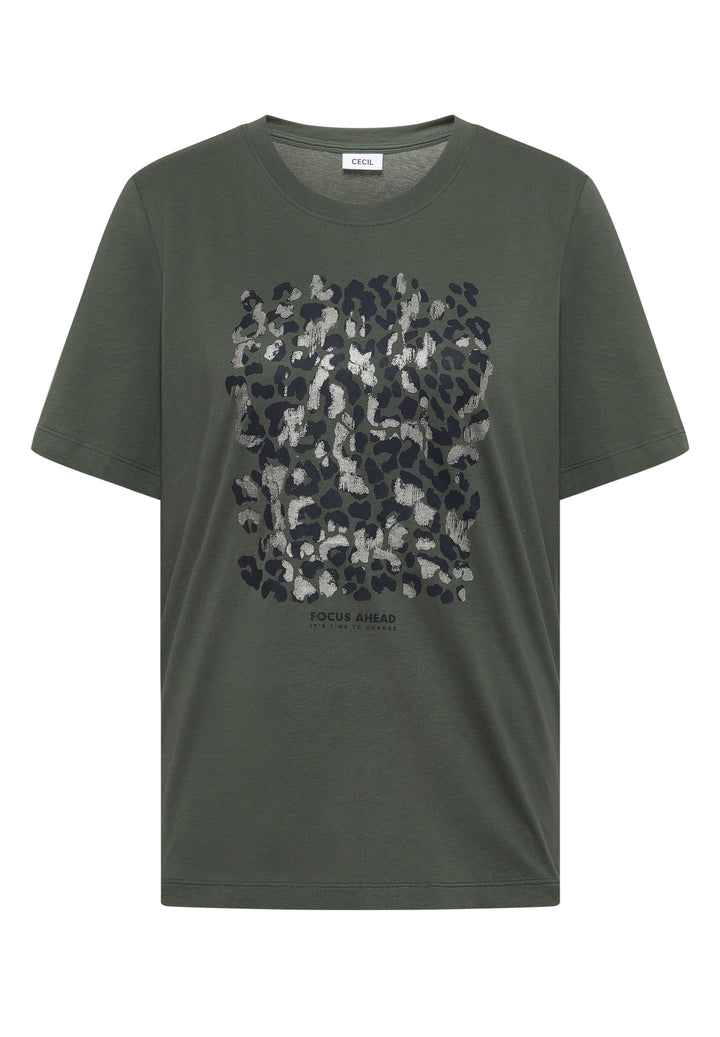 Basic Leo FP T-Shirt, dried olive green 37798 Bild 1