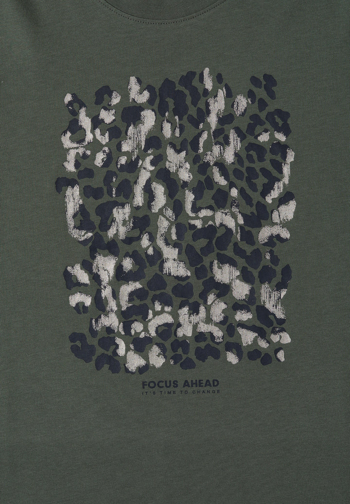 Basic Leo FP T-Shirt, dried olive green 37798 Bild 2