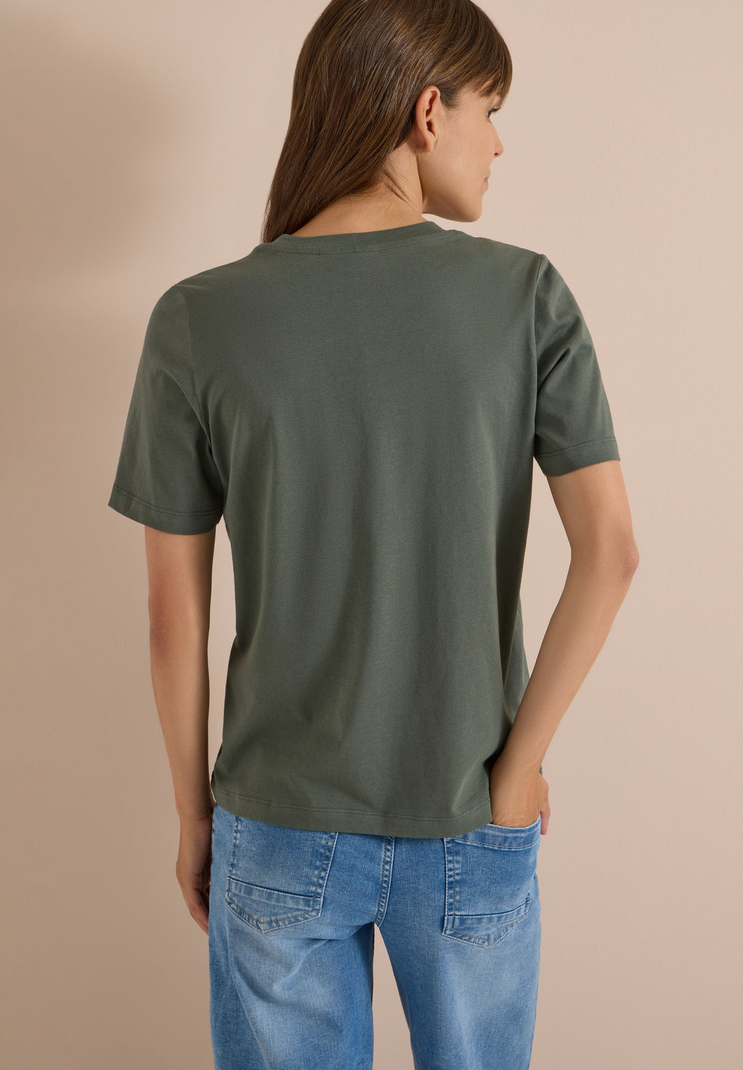 Basic Leo FP T-Shirt, dried olive green 37798 Bild 4