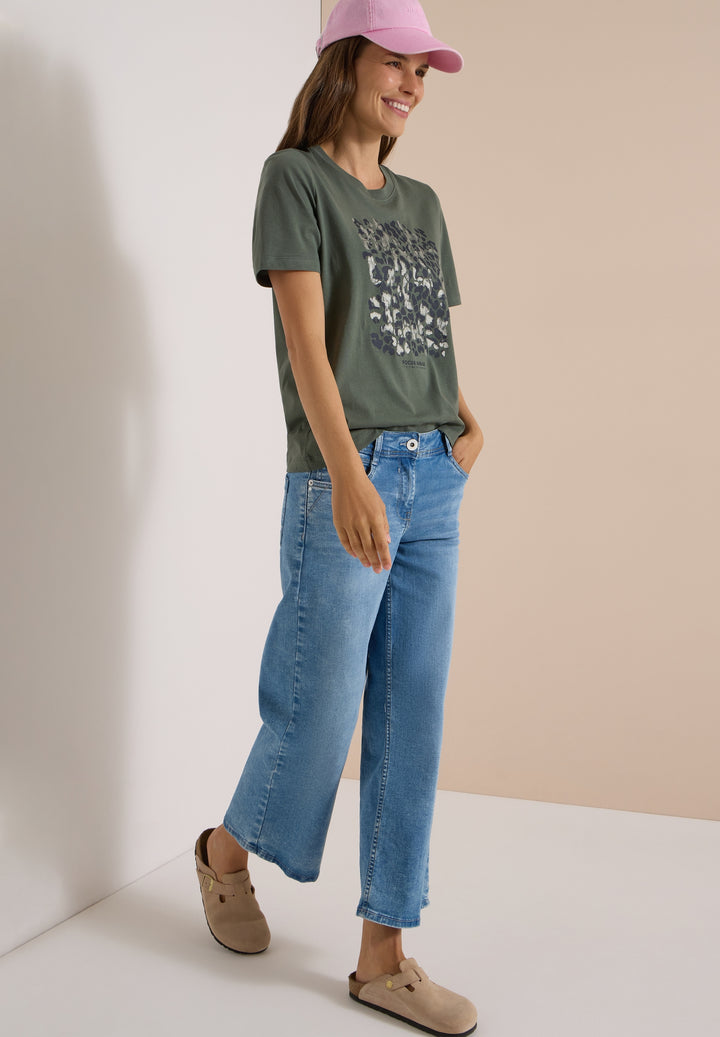 Basic Leo FP T-Shirt, dried olive green 37798 Bild 5