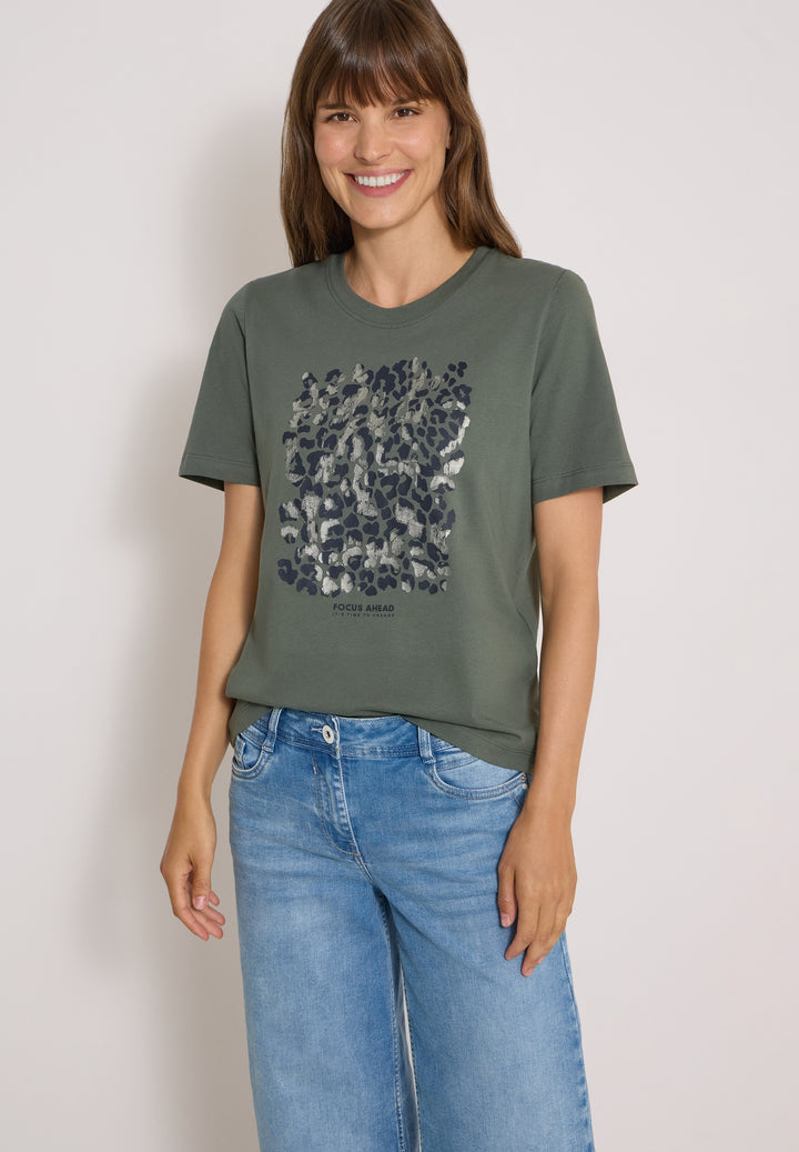 Basic Leo FP T-Shirt, dried olive green 37798 Bild 6