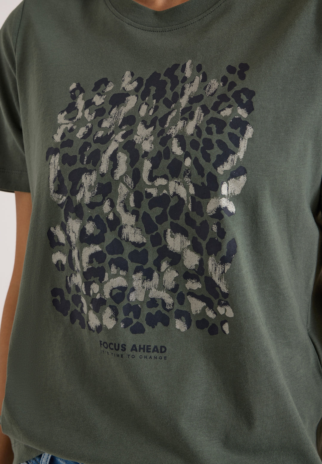 Basic Leo FP T-Shirt, dried olive green 37798 Bild 7