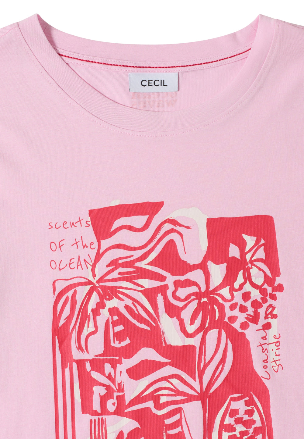 Big Leaves FP T-Shirt, light blush rose 37600 Bild 2