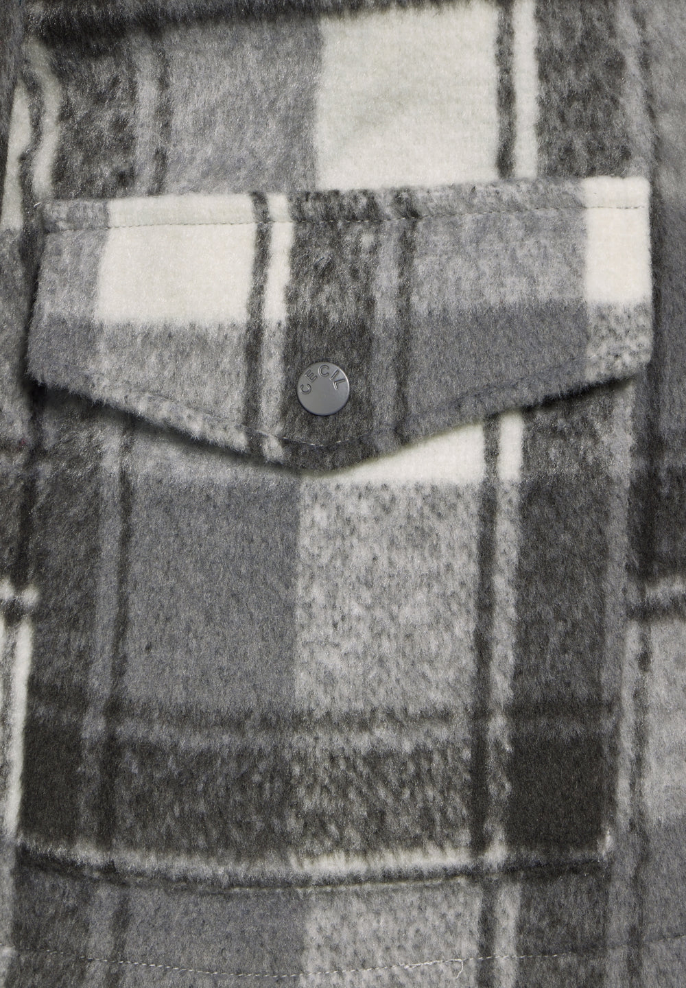 Check Shirt Jacket, mineral grey melange 30327 Bild 2