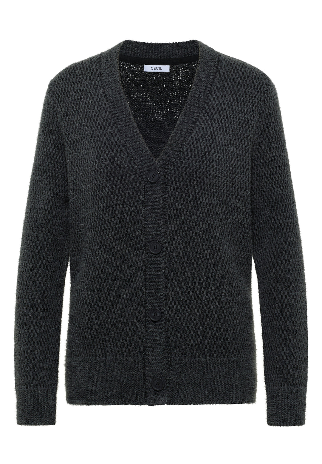 Featheryarn Cardigan, Black 20001 Bild 1