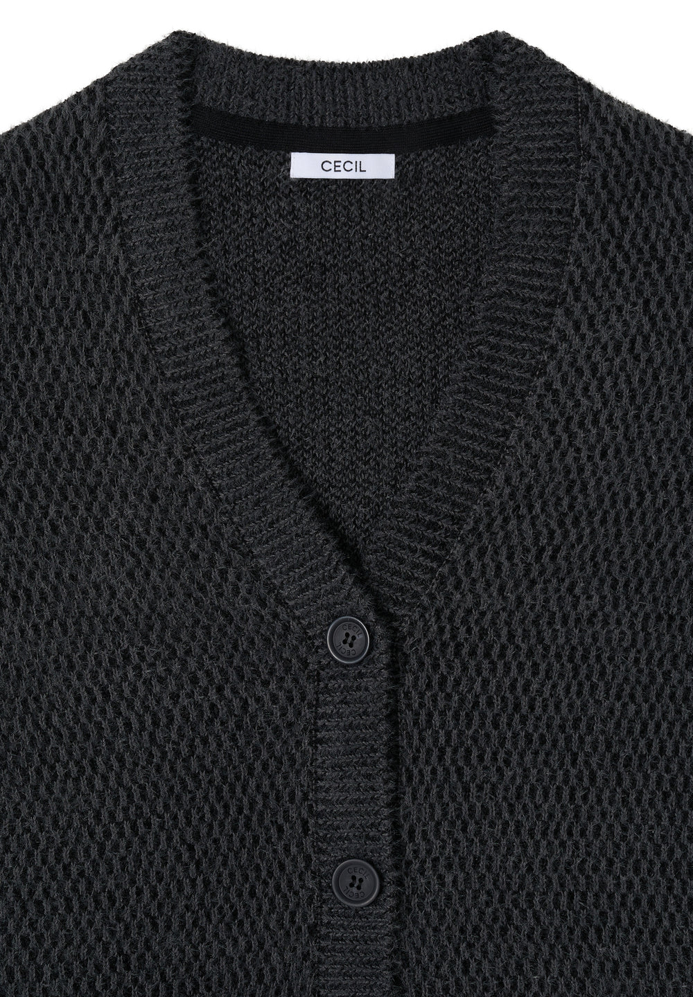 Featheryarn Cardigan, Black 20001 Bild 2