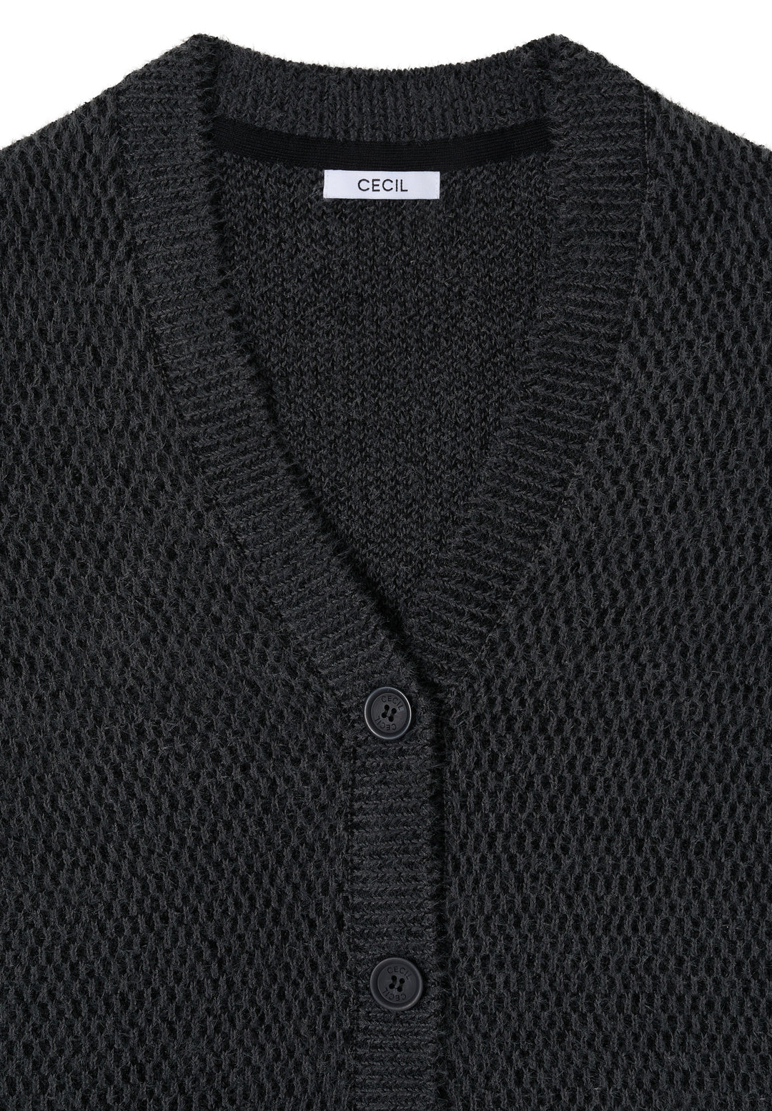 Featheryarn Cardigan, Black 20001 Bild 2