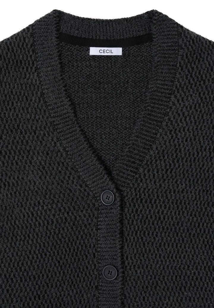 Featheryarn Cardigan, Black 20001 Bild 2