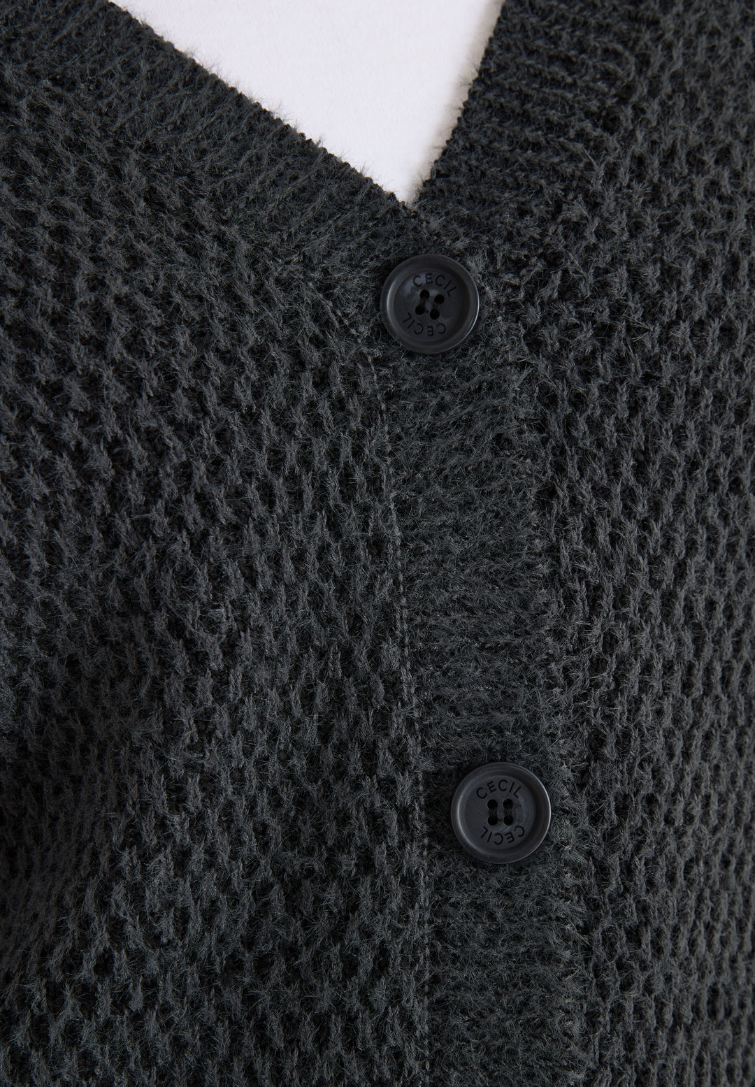 Featheryarn Cardigan, Black 20001 Bild 6