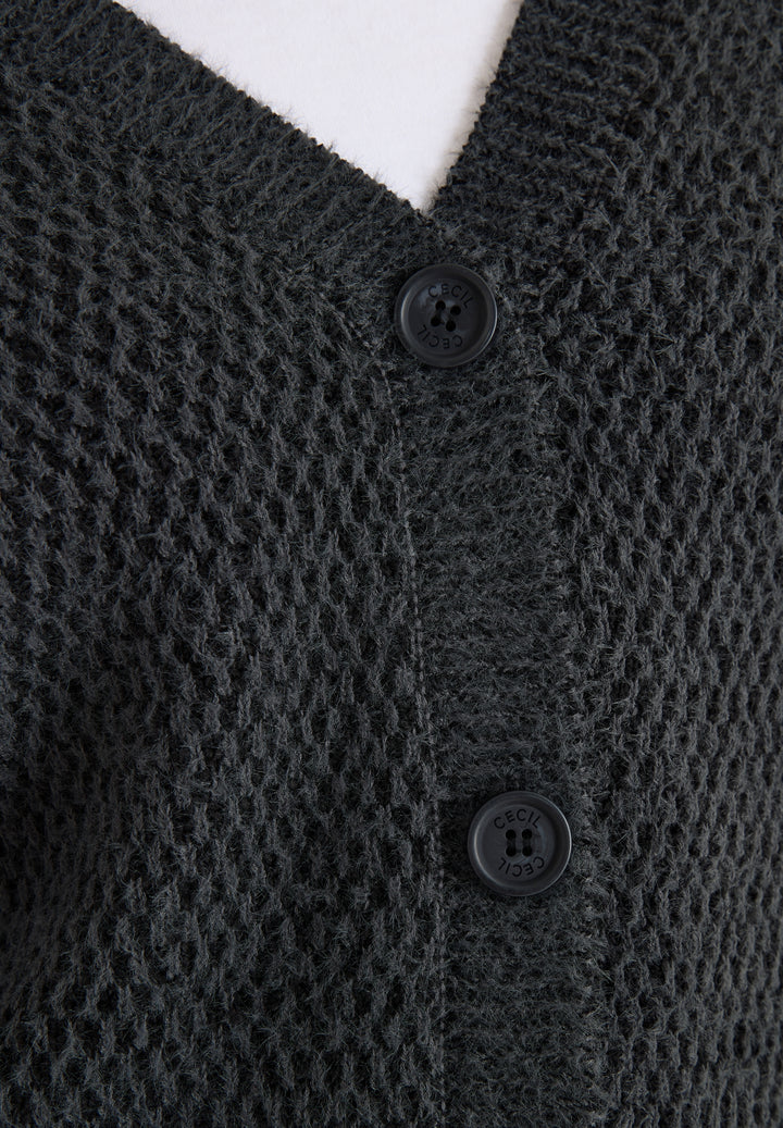 Featheryarn Cardigan, Black 20001 Bild 6