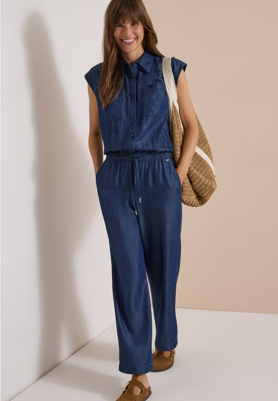 Jumpsuit Tencel Dark Blue, Dark blue wash 10315 Bild 3