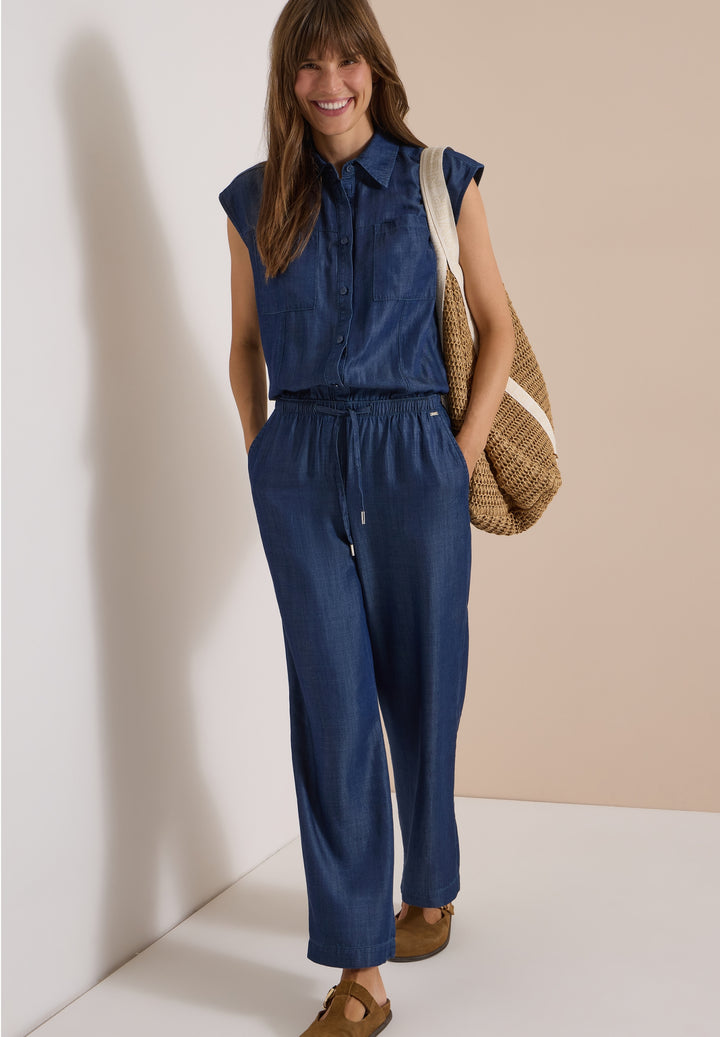 Jumpsuit Tencel Dark Blue, Dark blue wash 10315 Bild 3