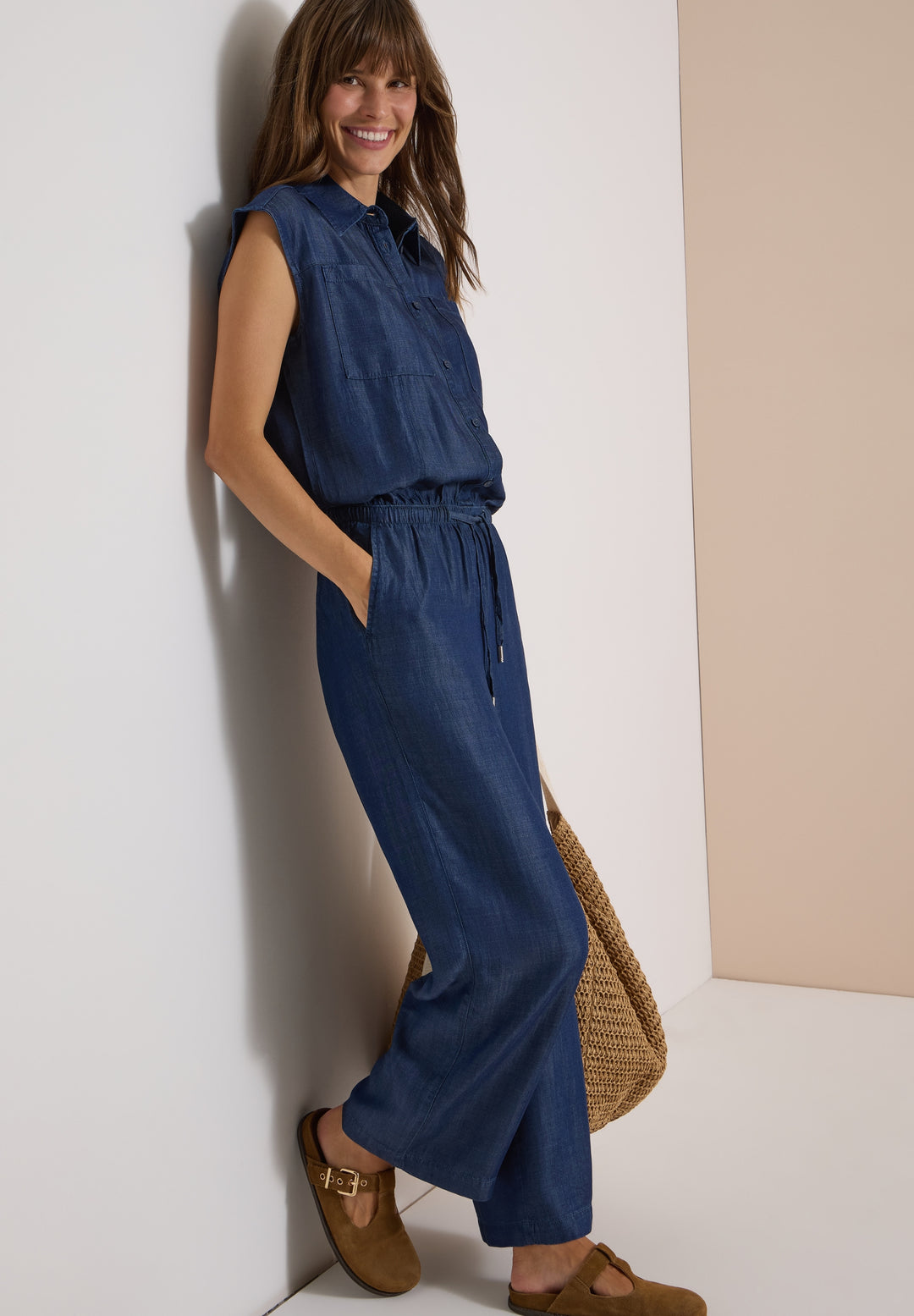 Jumpsuit Tencel Dark Blue, Dark blue wash 10315 Bild 5