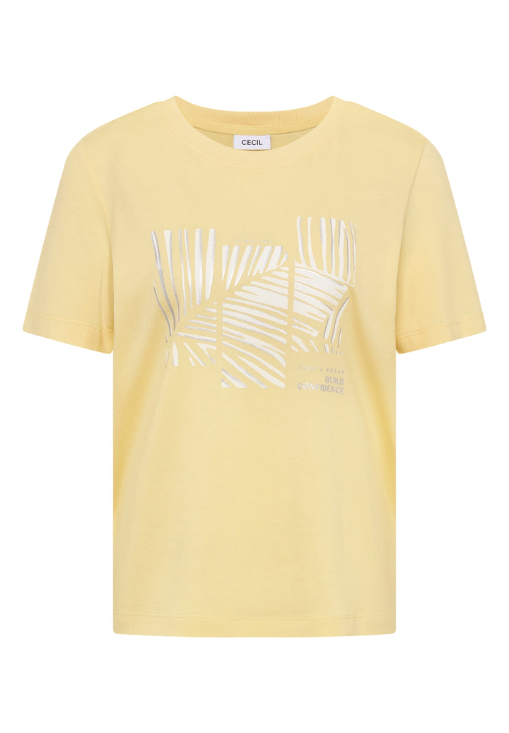 Leaves FP T-Shirt, buttermilk yellow 37660 Bild 1