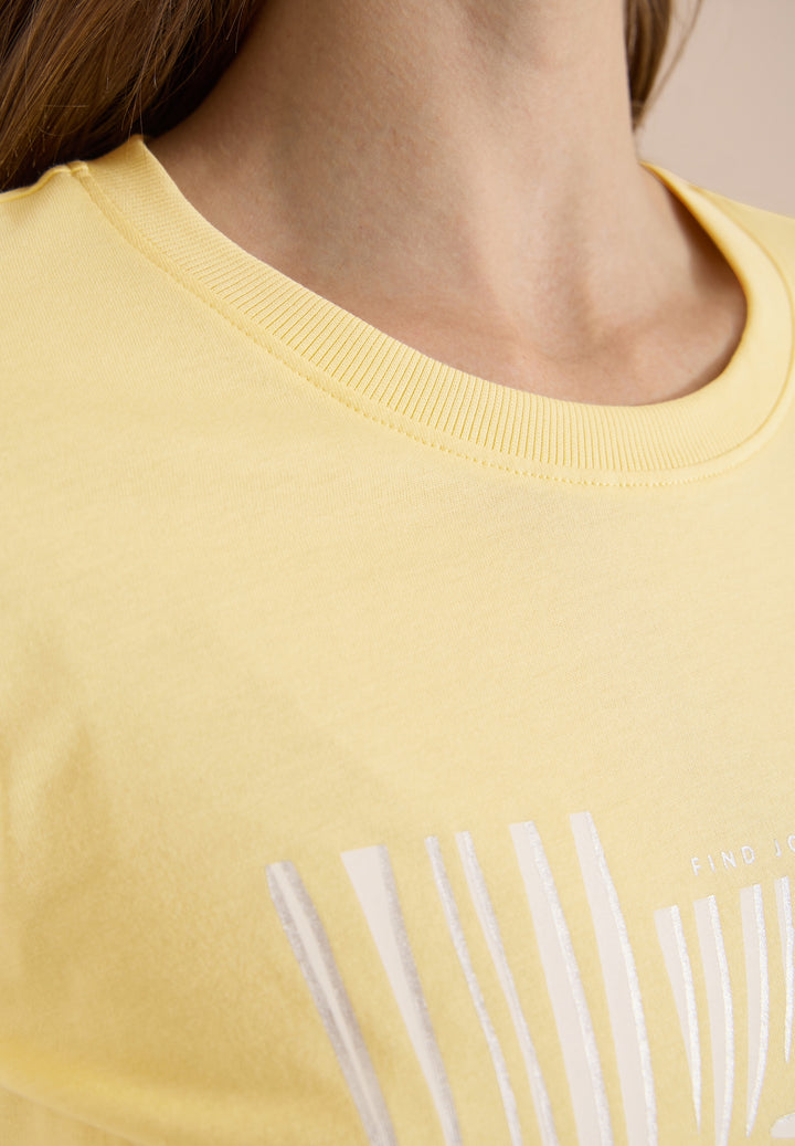 Leaves FP T-Shirt, buttermilk yellow 37660 Bild 6