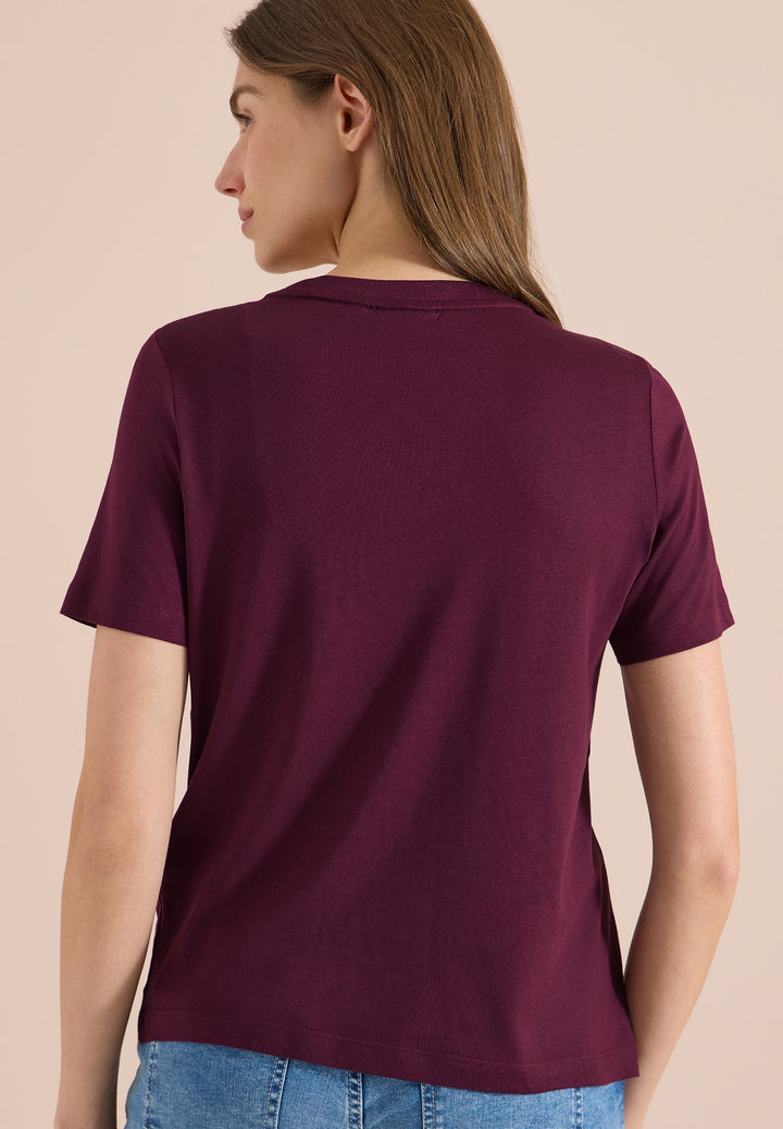 Leaves FP T-Shirt, sweet grape red 37590 Bild 4