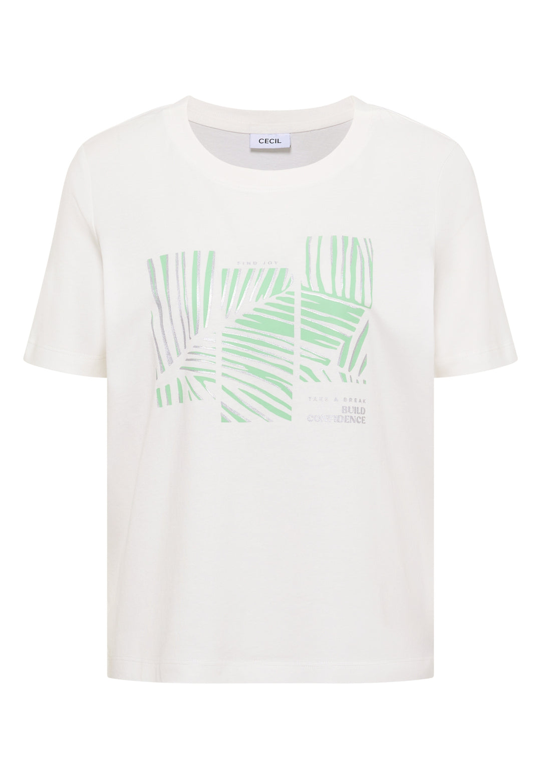 Leaves FP T-Shirt, vanilla white 33474 Bild 1