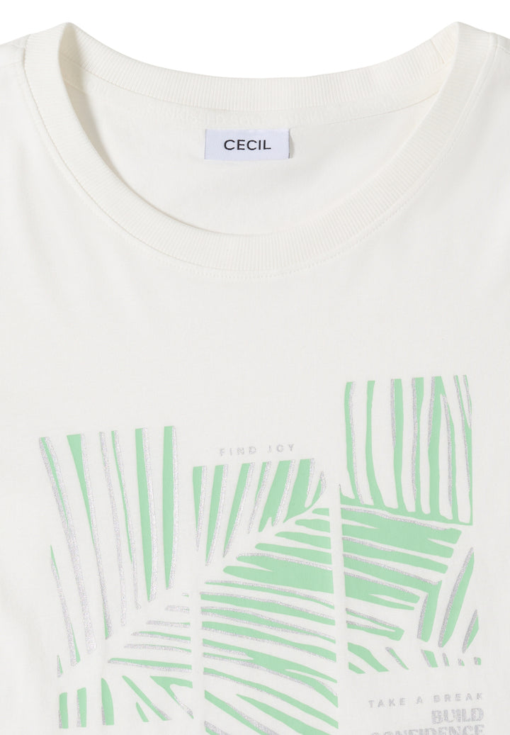 Leaves FP T-Shirt, vanilla white 33474 Bild 2