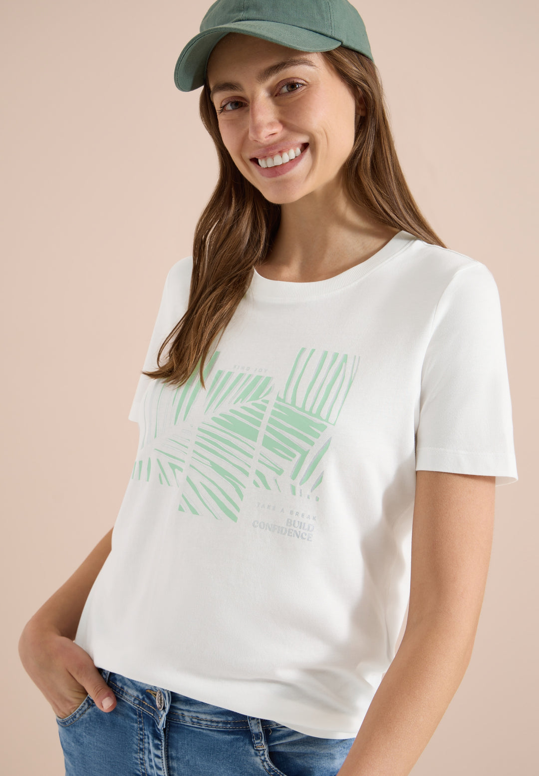 Leaves FP T-Shirt, vanilla white 33474 Bild 3