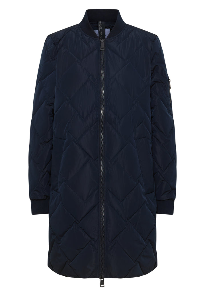 Long Blouson Coat, dark navy blue 15631 Bild 1