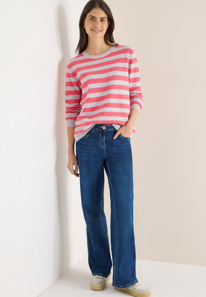 Melange structure Stripe, pumkin orange 26709 Bild 5