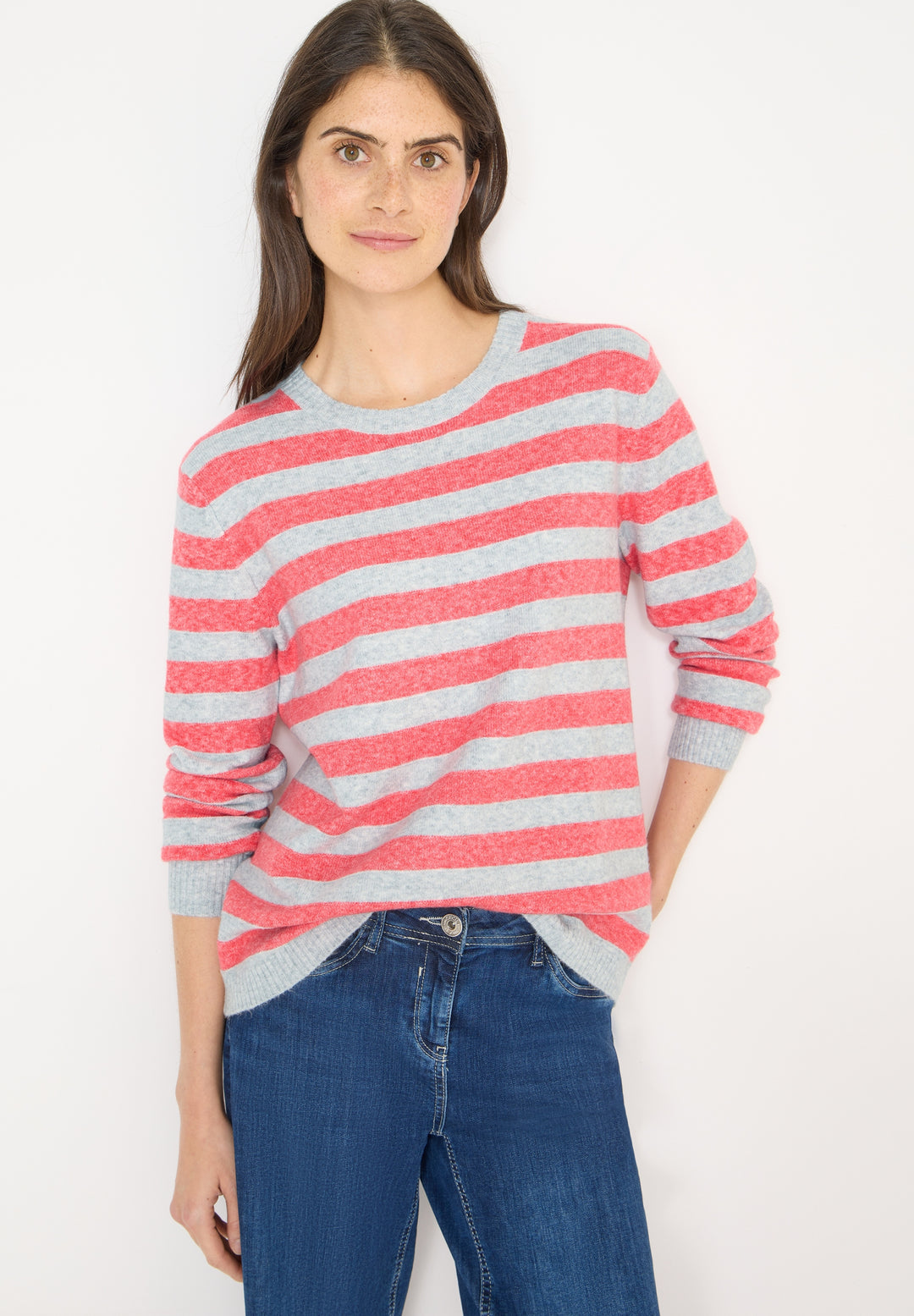 Melange structure Stripe, pumkin orange 26709 Bild 7
