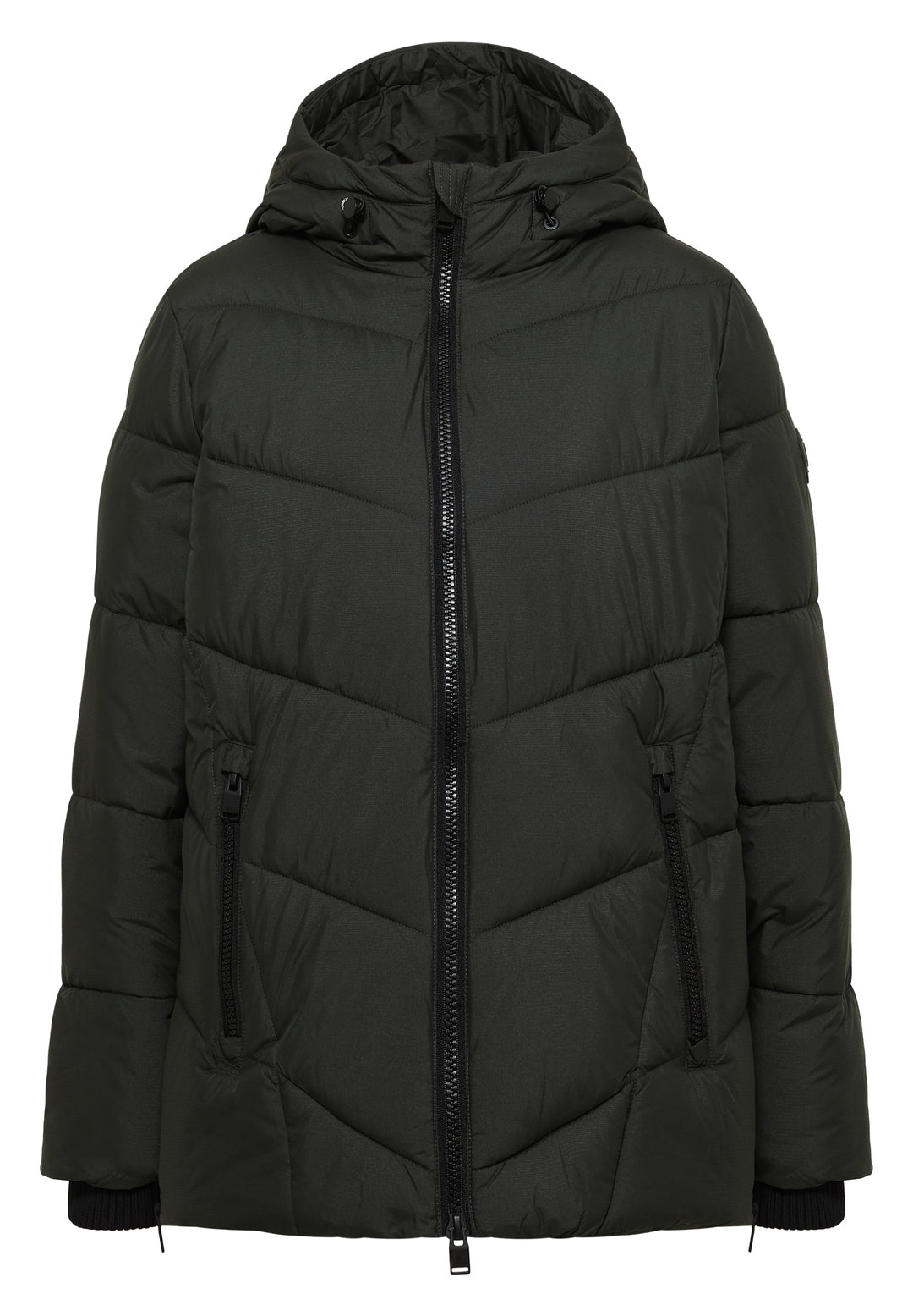 Midi Puffer Jacket, olive night 17756 Bild 1