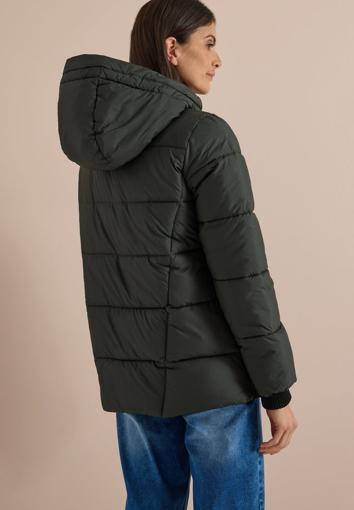 Midi Puffer Jacket, olive night 17756 Bild 4