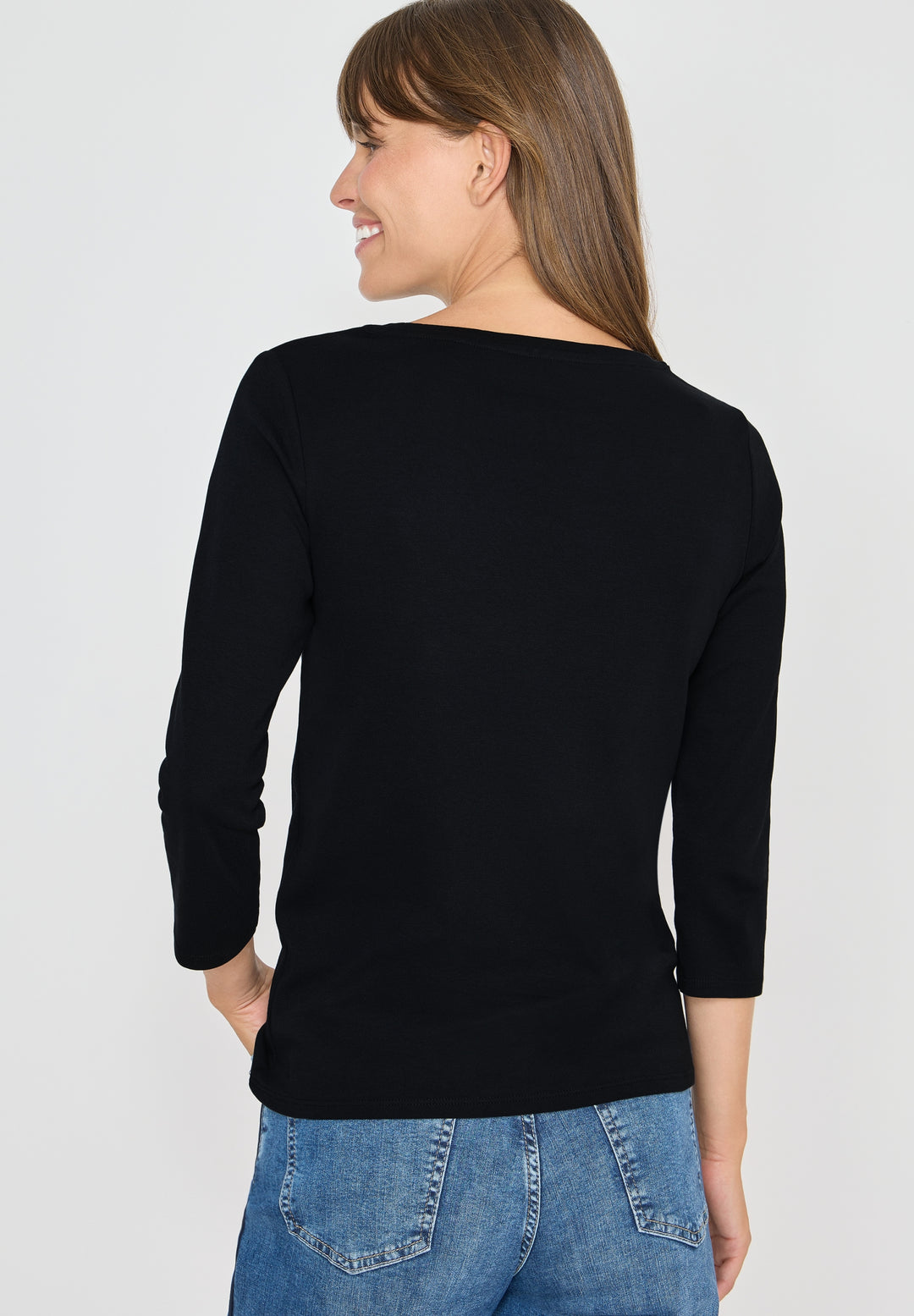 NOS Basic Boatneck, Black 10001 Bild 4