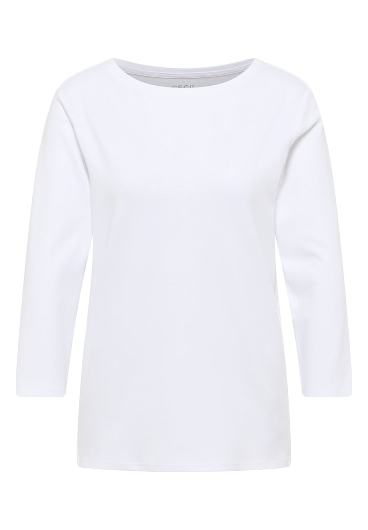 NOS Basic Boatneck, White 10000 Bild 1
