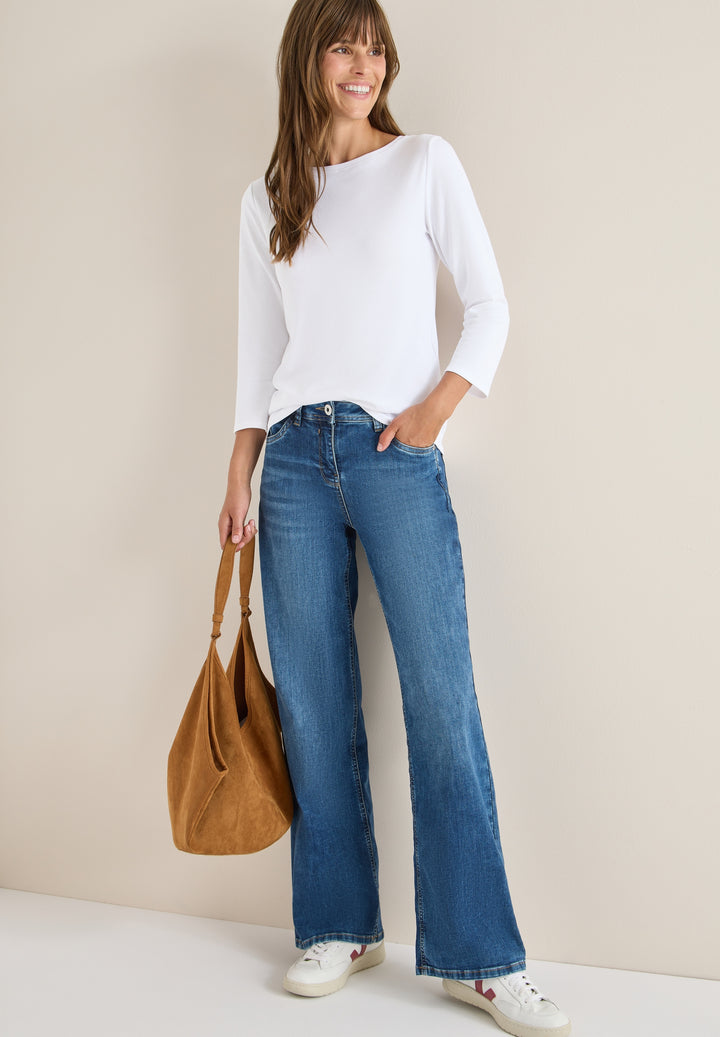 NOS Basic Boatneck, White 10000 Bild 5