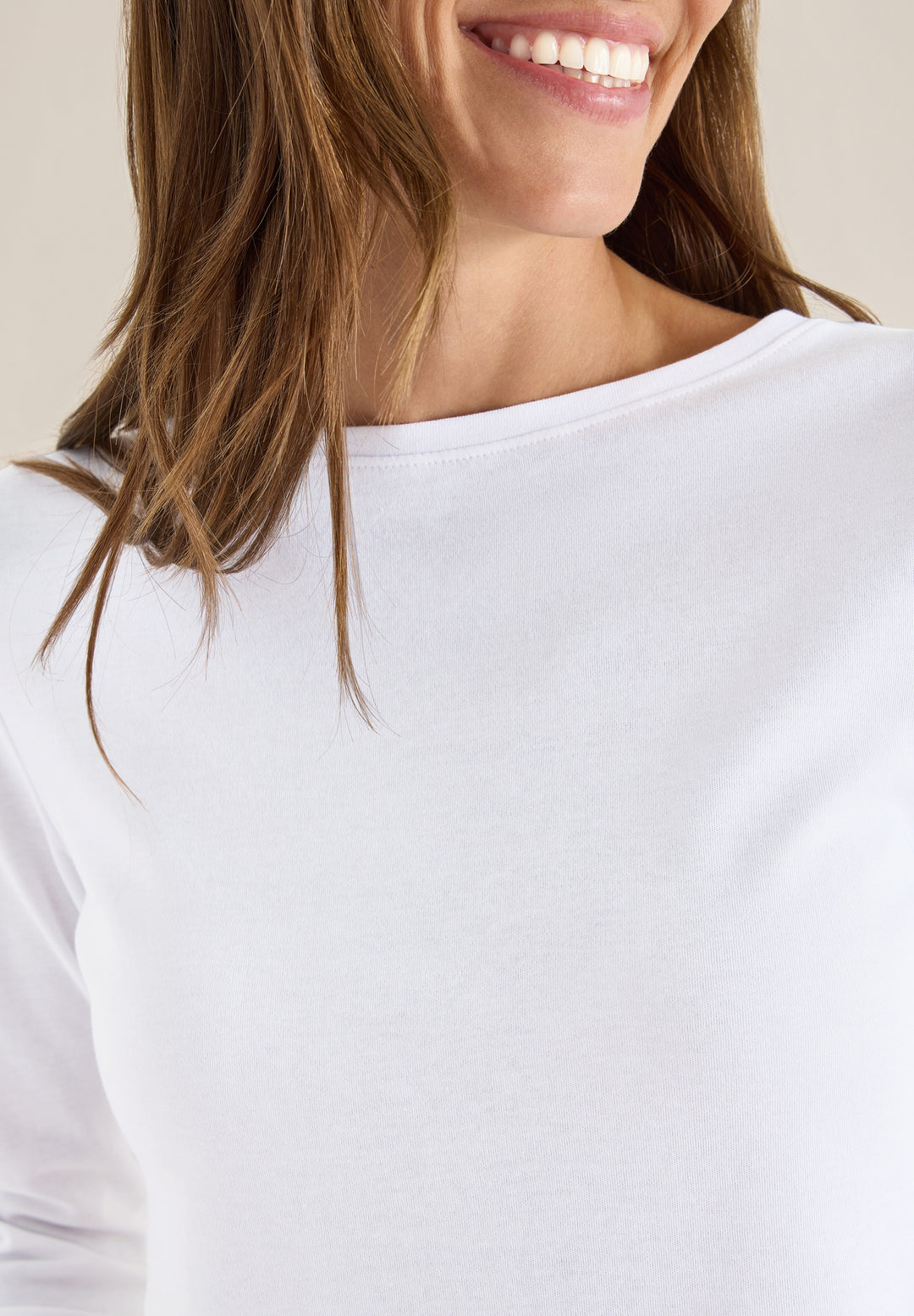 NOS Basic Boatneck, White 10000 Bild 6