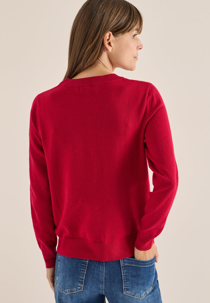 NOS_Basic cosy round neck, beaujolais red 16710 Bild 4