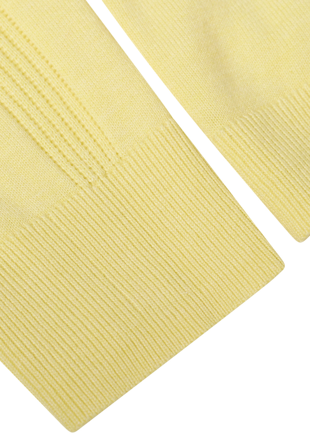 NOS_Basic V-Neck Pullover, iced yellow melange 17387 Bild 2