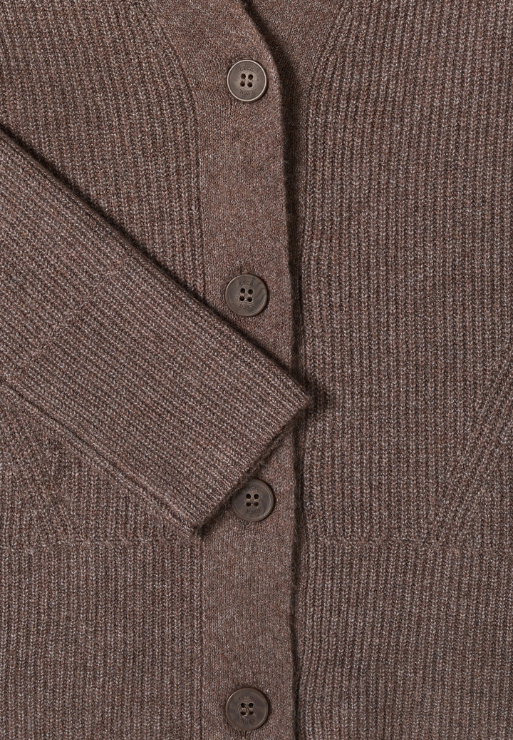 NOS_Cosy rib-mix Cardigan, mushroom taupe melange 16963 Bild 2