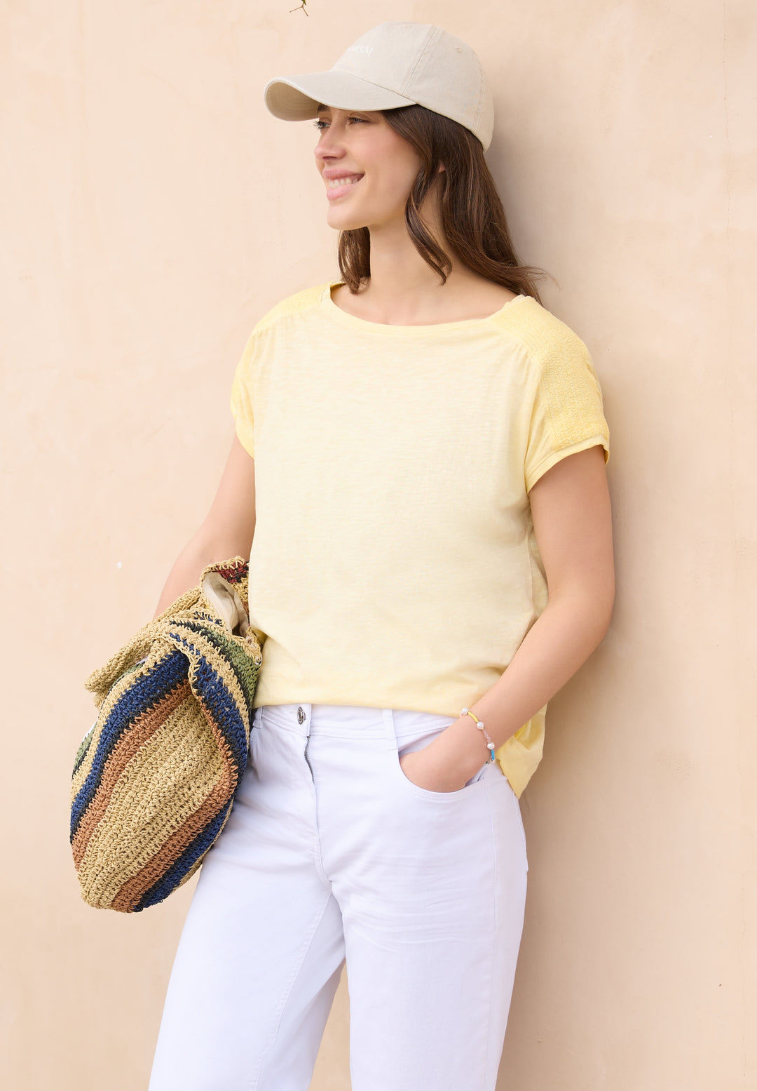NOS GMD Shoulder Gathering Shi, buttermilk yellow 17660 Bild 3