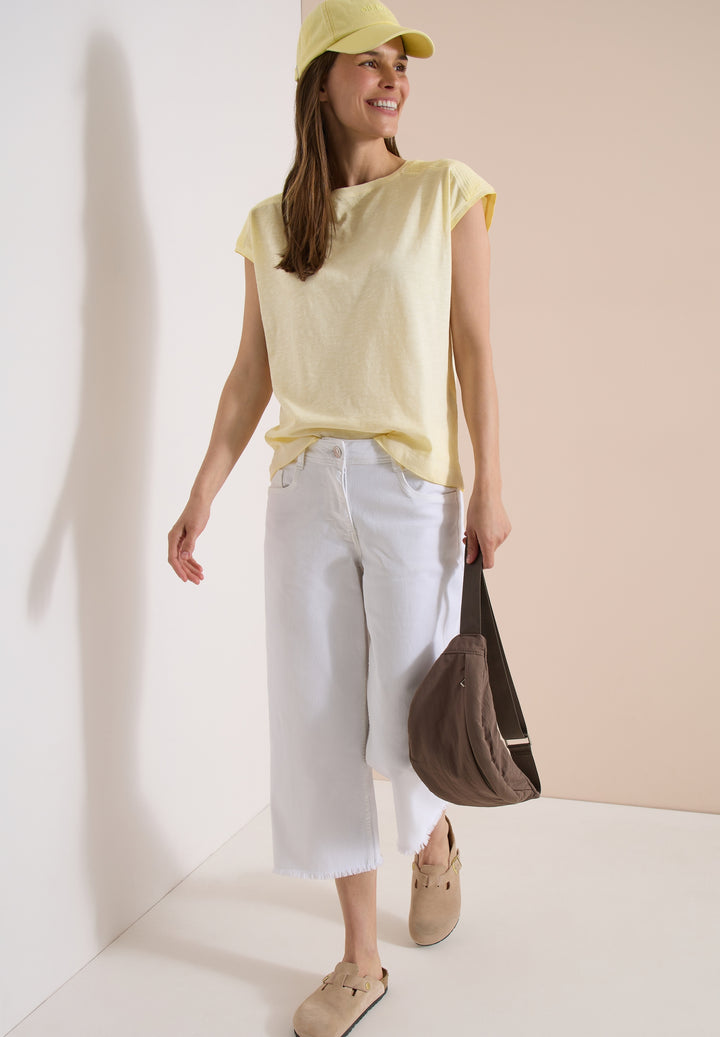 NOS GMD Shoulder Gathering Shi, buttermilk yellow 17660 Bild 5