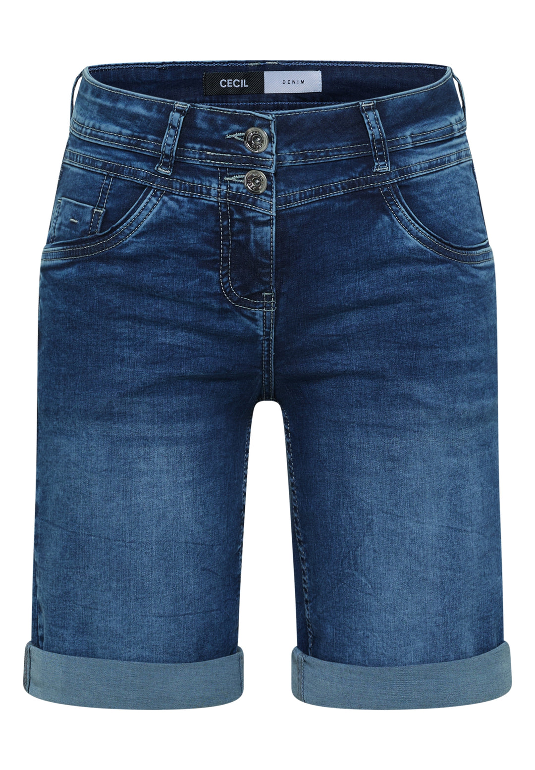 NOS Scarlett Shorts Mid Blue, mid blue used wash 10235 Bild 1