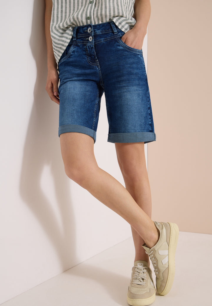 NOS Scarlett Shorts Mid Blue, mid blue used wash 10235 Bild 6