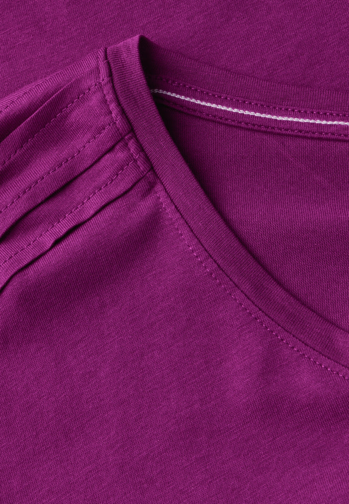 NOS Solid Deco Shoulder Shirt, anemone pink 16604 Bild 2