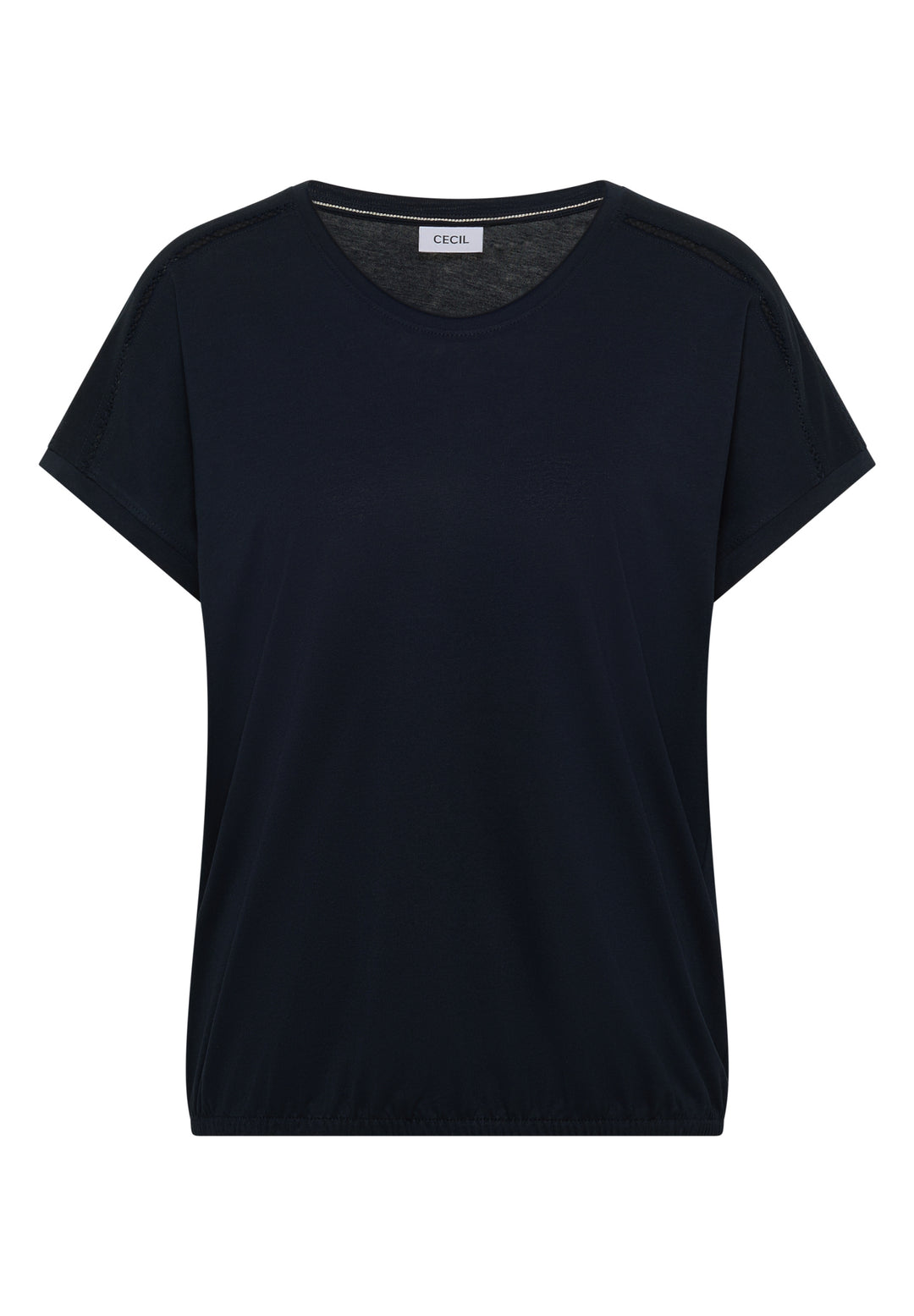 NOS Solid Lace Shoulder T-Shir, universal blue 15512 Bild 1