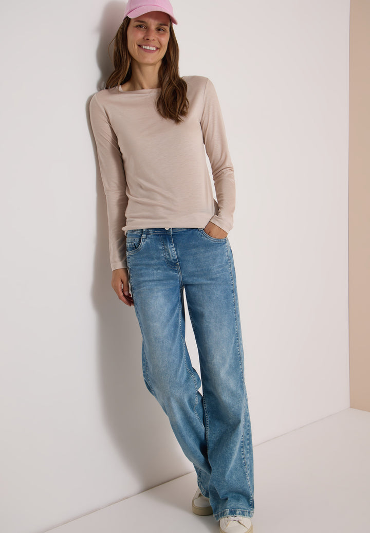 NOS Solid Layering Shirt, cashmere beige 17763 Bild 6