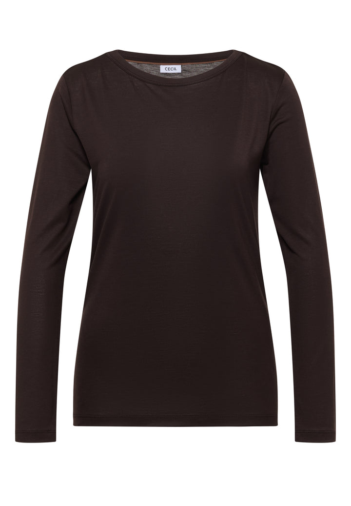 NOS Solid Layering Shirt, truffle brown 17747 Bild 1