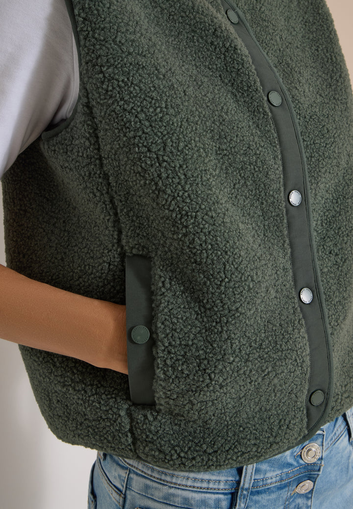 NOS Solid Matmix Teddy Vest, dried olive green 17798 Bild 7