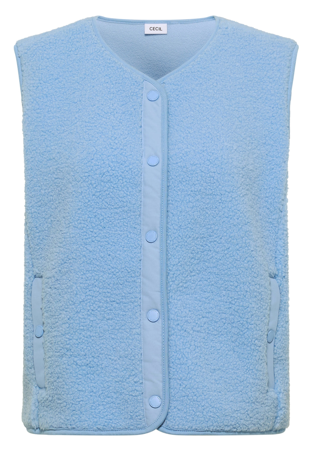 NOS Solid Matmix Teddy Vest, easy blue 17901 Bild 1