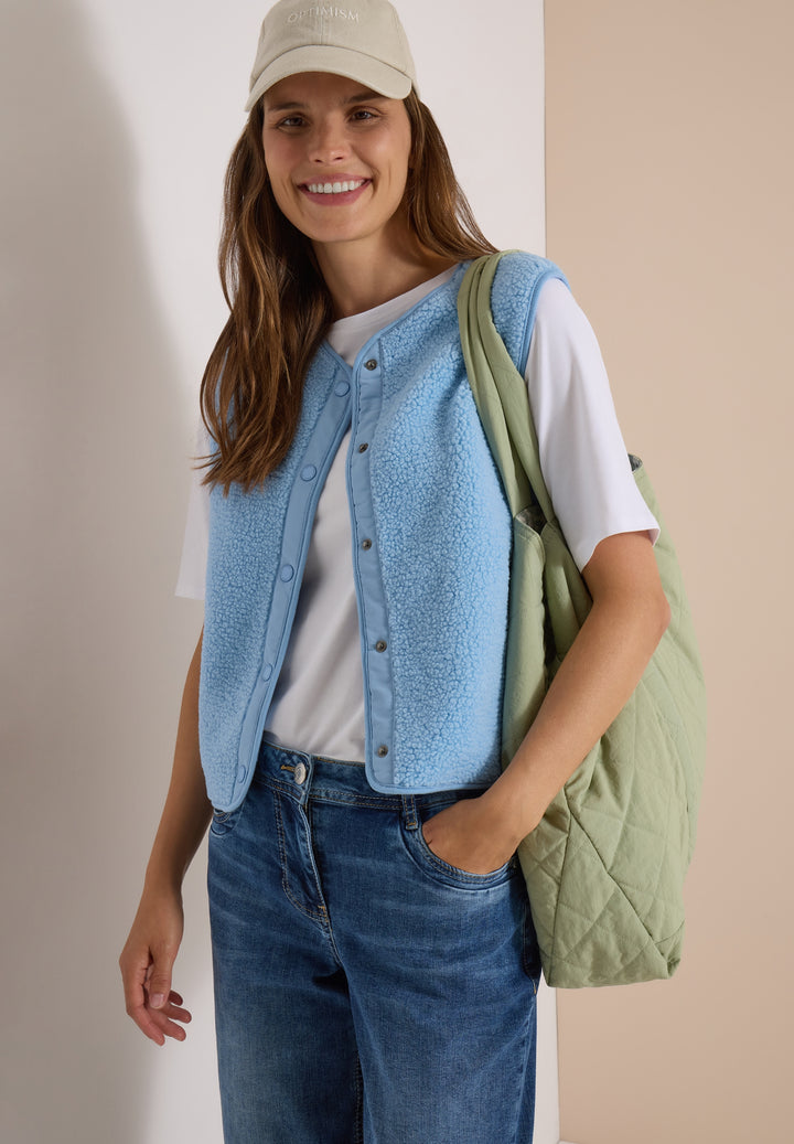 NOS Solid Matmix Teddy Vest, easy blue 17901 Bild 3