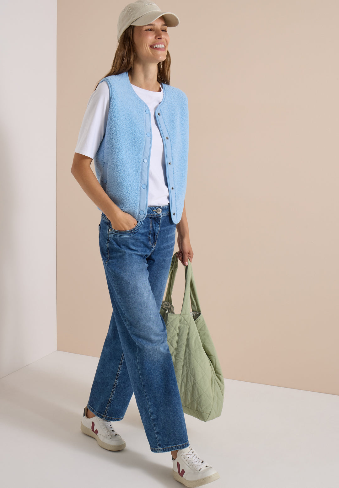 NOS Solid Matmix Teddy Vest, easy blue 17901 Bild 5
