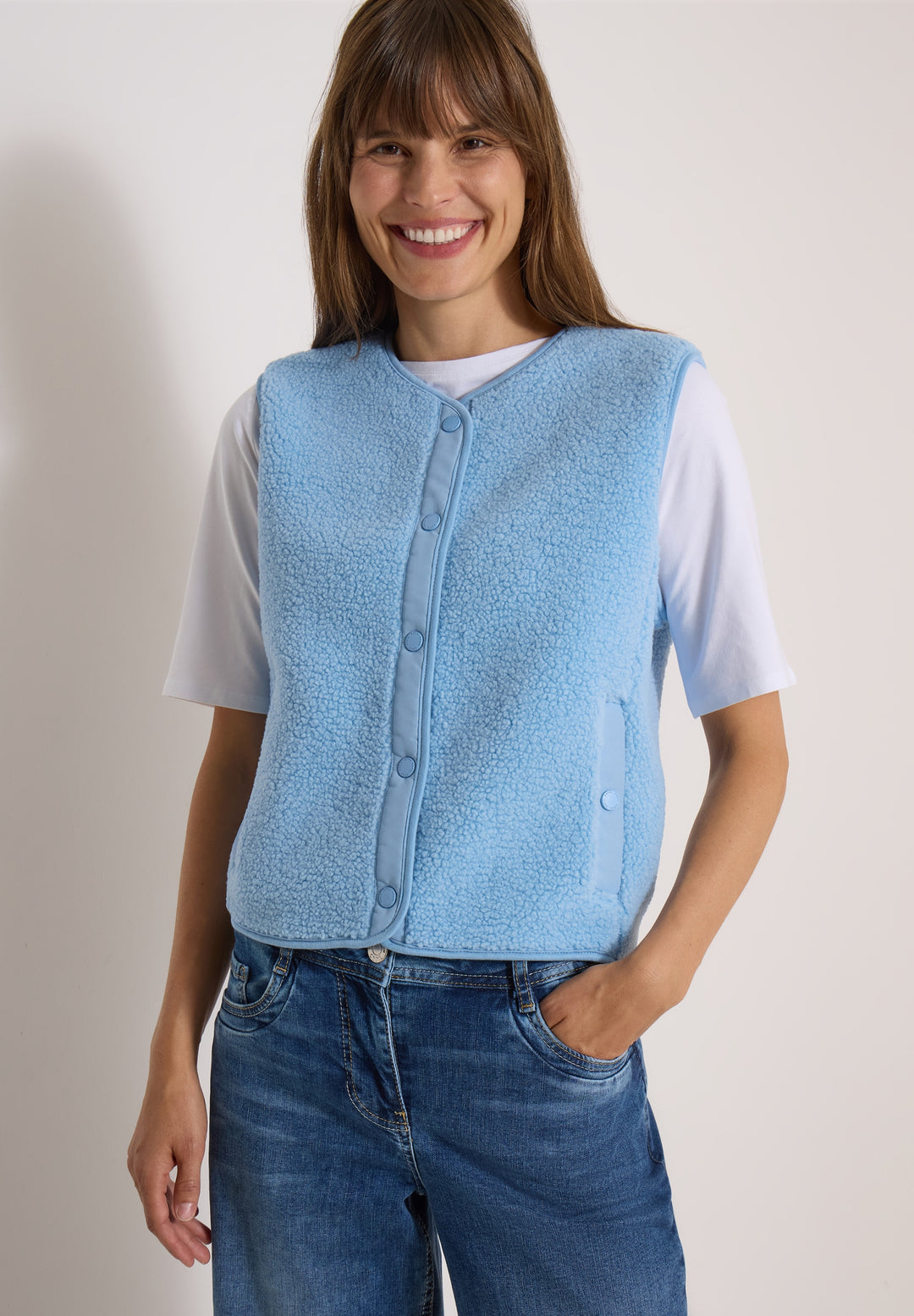 NOS Solid Matmix Teddy Vest, easy blue 17901 Bild 6