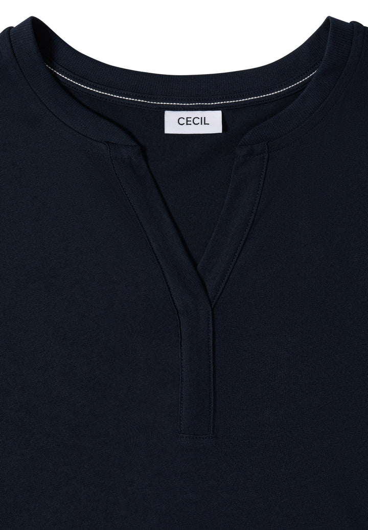 NOS Solid Rib Collar Tunic, universal blue 15512 Bild 2
